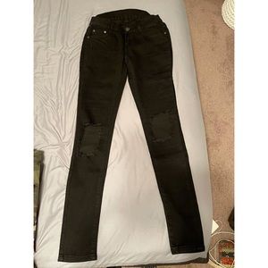 Ripped Black Skinny Jeans